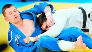 Judoka de bronz