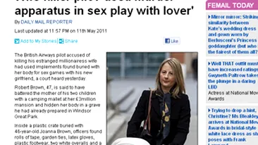 Un pilot britanic a folosit arma crimei cu care si-a ucis sotia, in jocurile erotice cu amanta