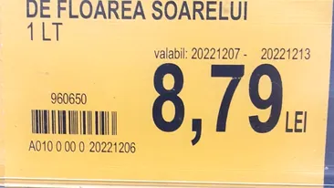 Unde se vinde cel mai ieftin ulei de floarea soarelui din România. Costă 8.79 lei sticla de un litru!