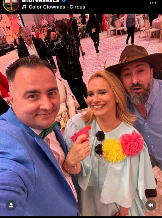 Andreea Esca alături de colegii de la Pro Tv/ sursă foto: Instagram