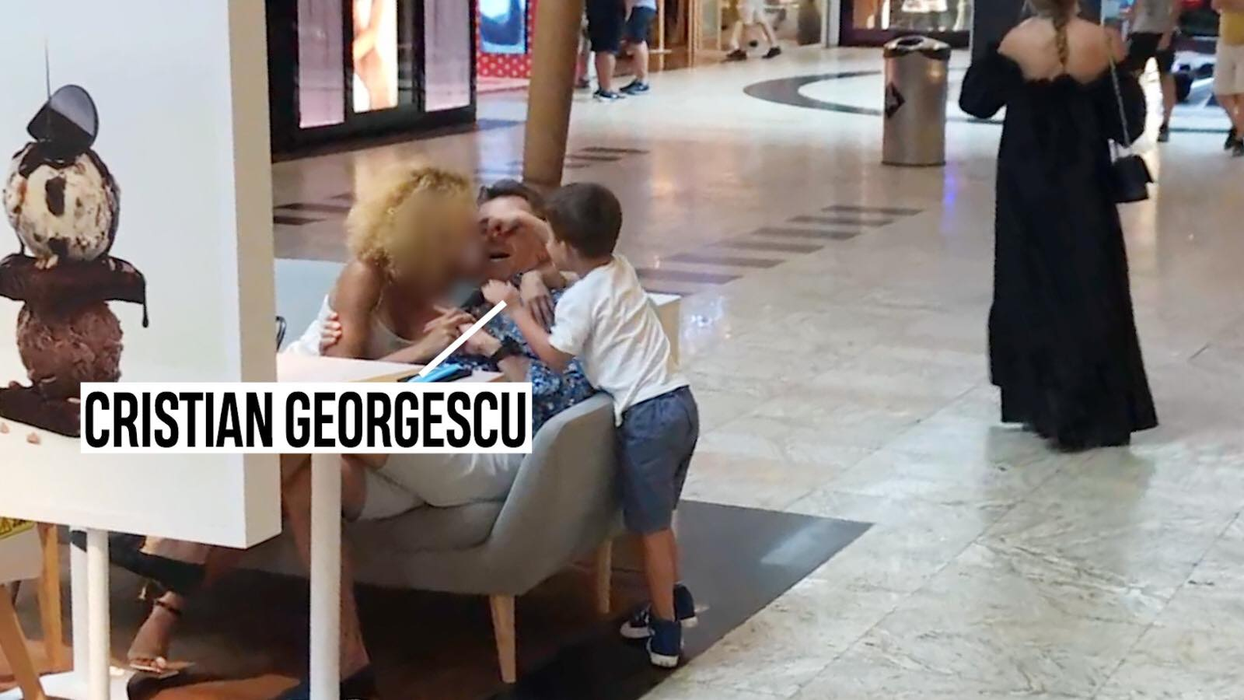 Fostul soț al Ancăi Țurcașiu, alături de noua iubită și băiețelul acesteia
