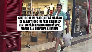 Vă arătăm puţinele imagini cu el când nu apare la costum, pe TV. COVE e băiat de casă, cară plasă după plasă!
