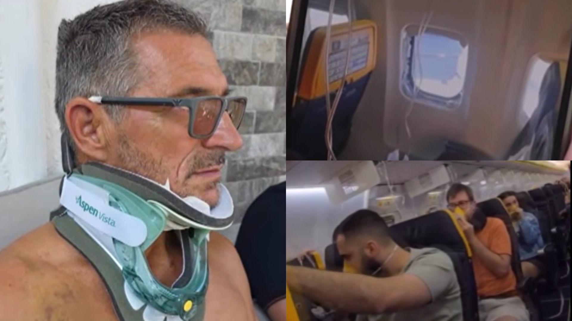 Șeful Ryanair neagă incidentul în care un bărbat ar fi fost apirat pe geamul spart al avionului
