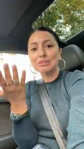 Maria Done a transmis întreg incidentul, live, pe pagina ei de pe un site de socializare