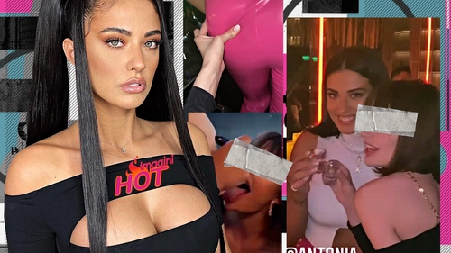 Antonia, show erotic cu o tânără, în club! Artista s-a lăsat linsă și mângâiată pe părțile intime!