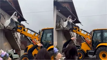 Nu e un banc! Cum au fost scoasă din casă această mireasă, în ziua nunții