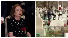 O mână de oameni la ceremonia de reînmormântare a Rodicăi Stănoiu. Primele imagini
