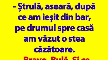 BANC | Bulă și steaua căzătoare
