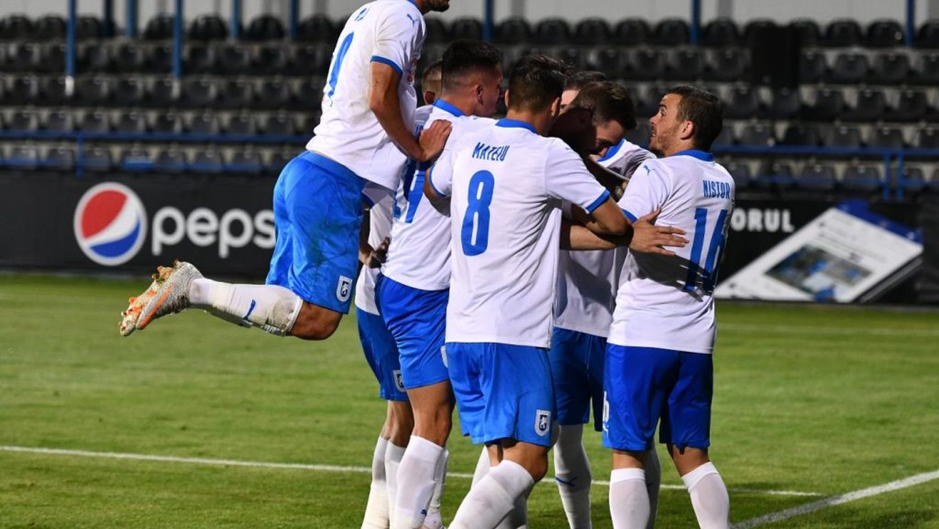 Oltenii se distrează cu Viitorul la Ovidiu și urcă pe primul loc în Liga 1!