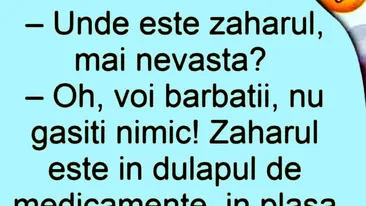 BANCUL ZILEI | Unde este zahărul?