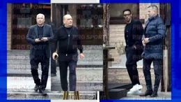 Primele imagini cu Dan Petrescu, după moartea mamei sale. Antrenorul lui CFR Cluj, răvășit la parastas: Gigi Nețoiu, Camora și un preot au fost printre cei prezenți