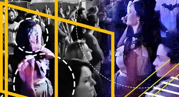 Graviduța a dansat la concertul soțului!