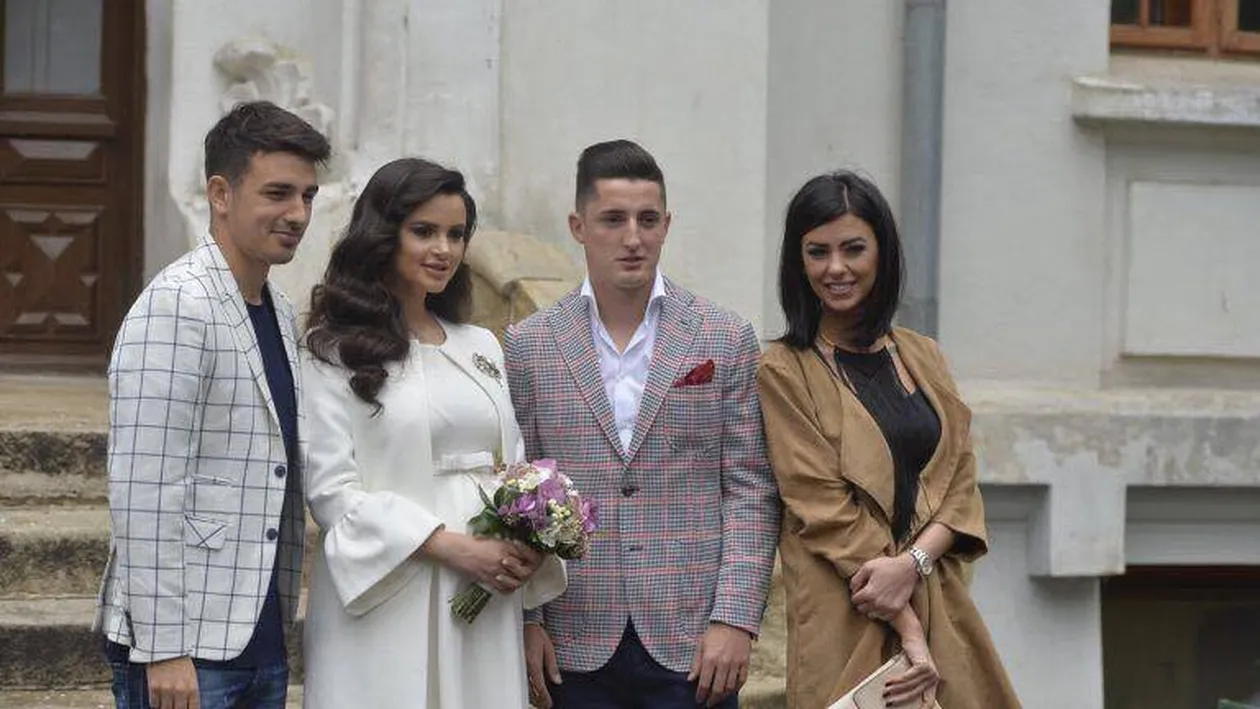 Internaţionalul dinamovist Steliano Filip şi-a botezat fetiţa! Naş a fost un coleg al lui, şi el tricolor