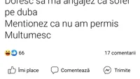 Cel mai tare anunț: „Salutare. Doresc să mă angajez pe dubă. Menționez că nu am permis.”. Ce răspuns a primit