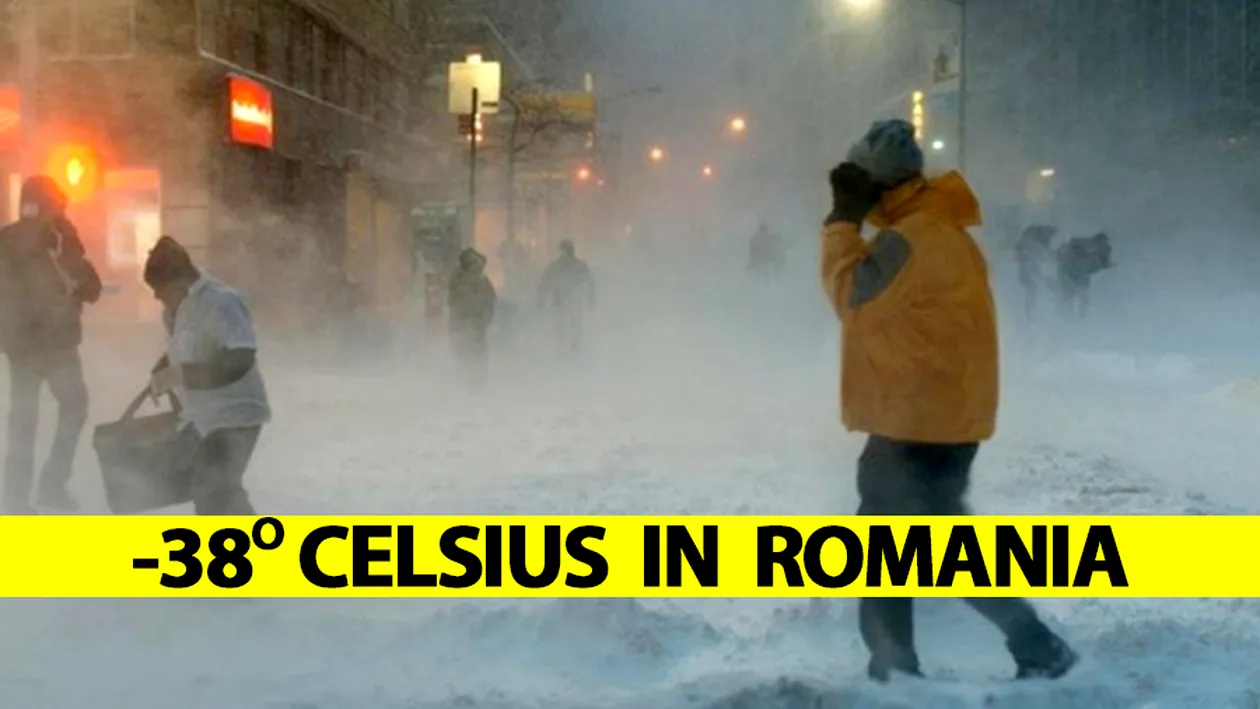 ANM: Temperaturi de -38 grade Celsius. Cea mai cruntă lună februarie din istoria României