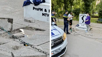 Monumentul lui Michael Jackson din Herăstrău, VANDALIZAT! Autoritățile au fost imediat sesizate