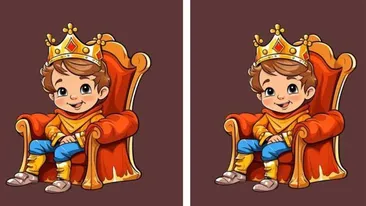 TEST IQ | Identificați 3 diferențe între acești doi prinți, în cel mult 21 de secunde