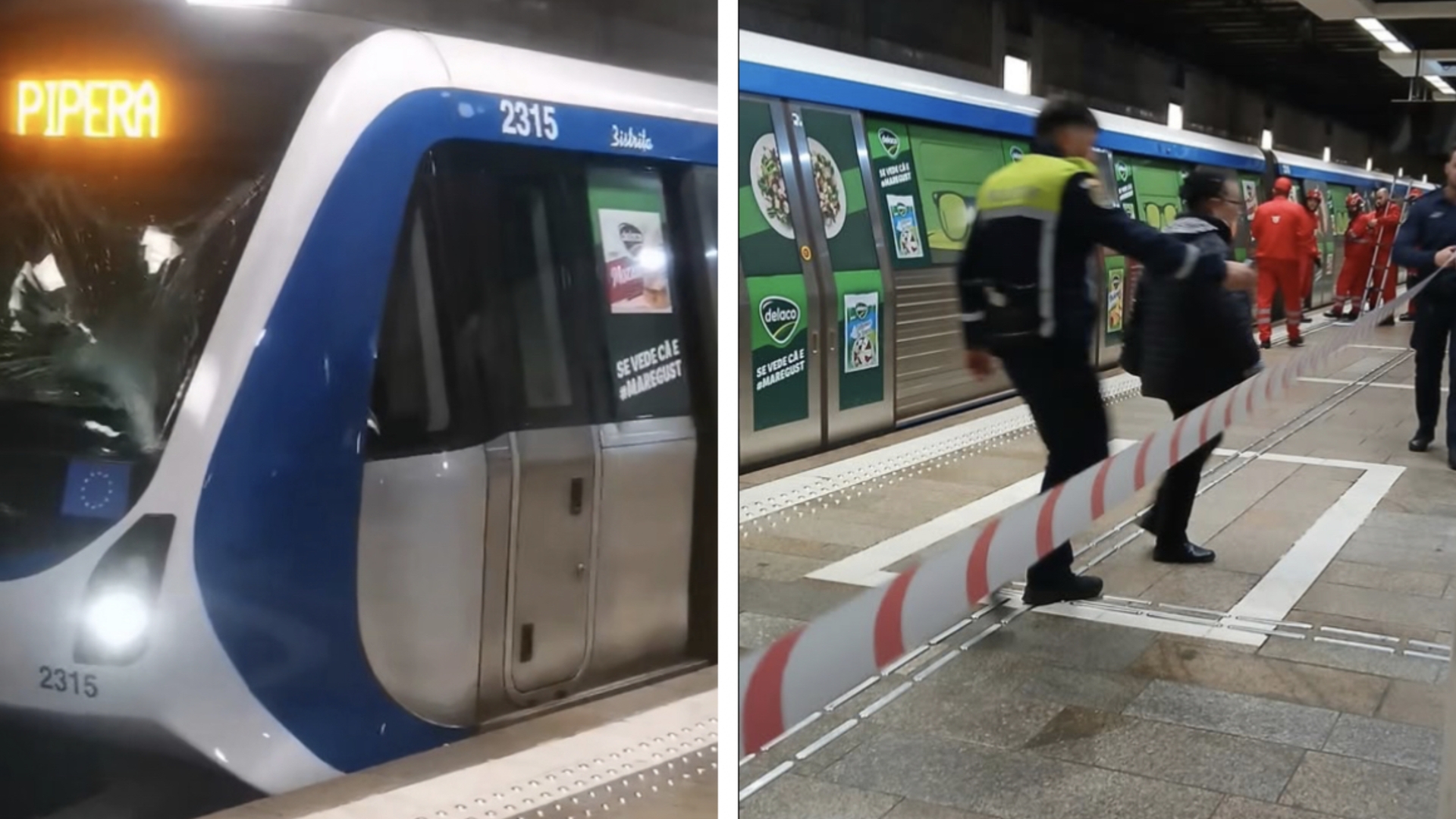 Știrea tristă a dimineții! Bărbat de 35 de ani, mort după ce s-a aruncat în fața metroului la Piața Unirii