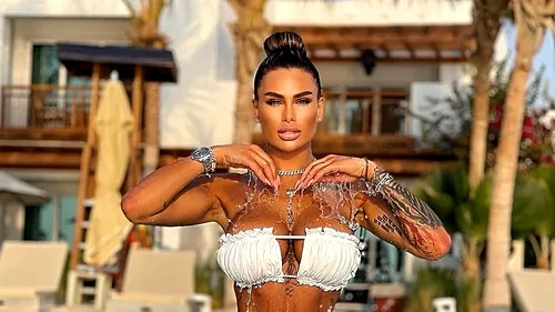 Bianca Iordache a încins atmosfera pe plajele din Dubai. Şatena s-a fotografiat în ipostaze interzise minorilor