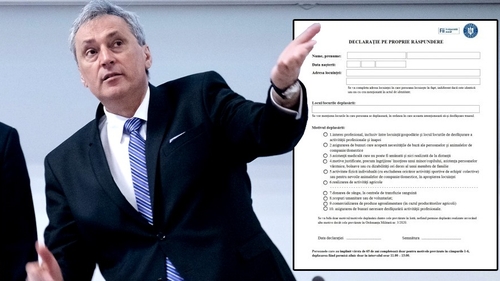 Cum arată declarația pe proprie răspundere de care vom avea nevoie după 15 mai. Ce trebuie completat