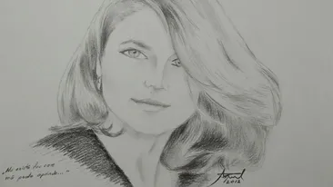 Portret cadou din partea unui fan! Vezi ce cantareata a fost surprinsa in acest mod!