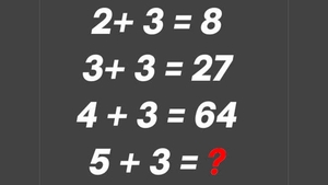 Test IQ pentru genii | Dacă 2+3=8, 3+3=27 și 4+3=64, cât este 5+3=?