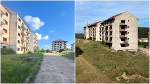 Bloc întreg de vânzare cu 49.000 de euro în România. Povestea cartierului abandonat dintr-un parc național