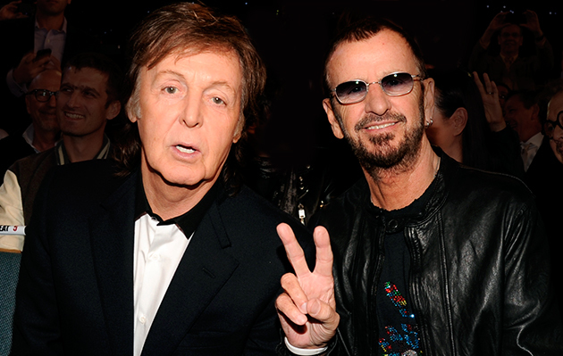 Paul McCartney şi Ringo Starr