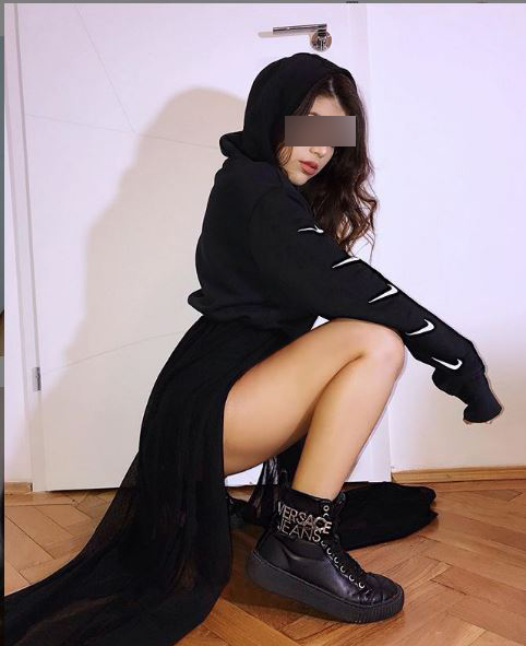 Ea este iubita lui Abi Talent, pe care artistul a ținut-o în secret