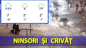 Decembrie cu ninsori și crivăț! Meteorologii Accuweather anunță cum va fi vremea luna viitoare, în România