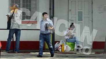 Lutu i-a facut lui Becali o vizita…de lucru! A stat la coada o ora ca sa intre la puscarie si i-a dus cinci sacose burdusite