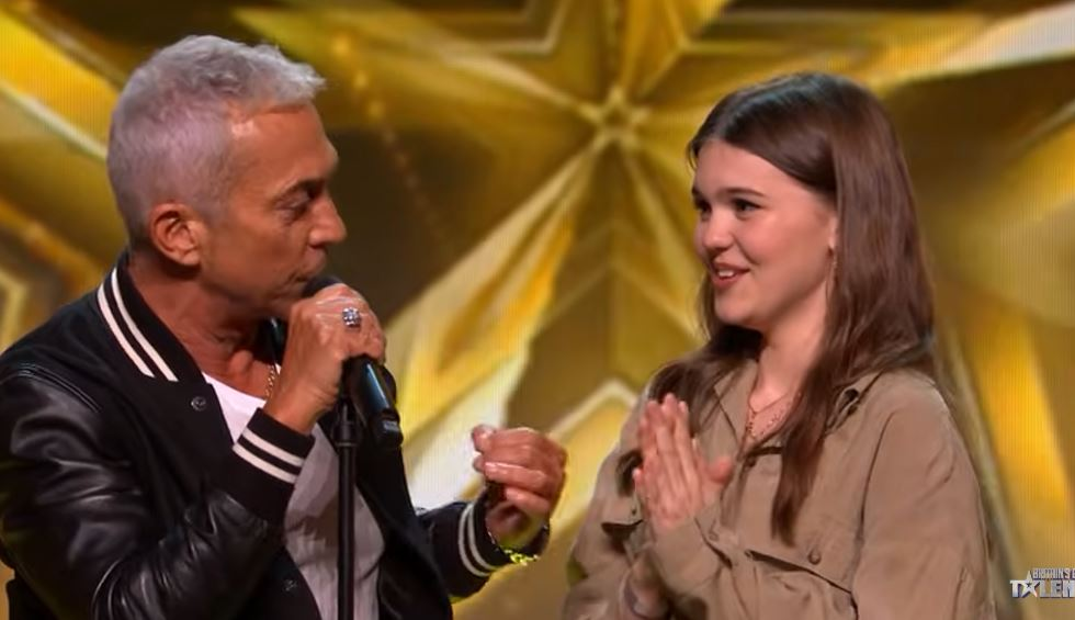 Maya Giotea a primit Golden Buzz la Britains`s Got talent/ sursă foto: social media