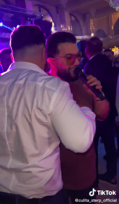 Tzancă Uraganu a cântat la petrecerea de botez a lui Iair, fiul Vlăduței Lupău și al lui Adi Rus. Sursă: Tik Tok