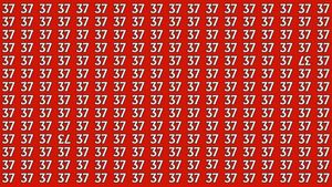 Test de inteligență | Găsiți numerele '37' și '73' care sunt inversate, în doar 15 secunde!