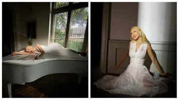 Andreea Bălan a îmbrăcat din nou rochia de mireasă! Fanii n-au contenit cu laudele la adresa ei