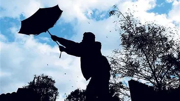 Avertizarea cod galben de vânt puternic, prelungită în 17 judeţe! Rafalele pot depăşi 100 de kilometri pe oră