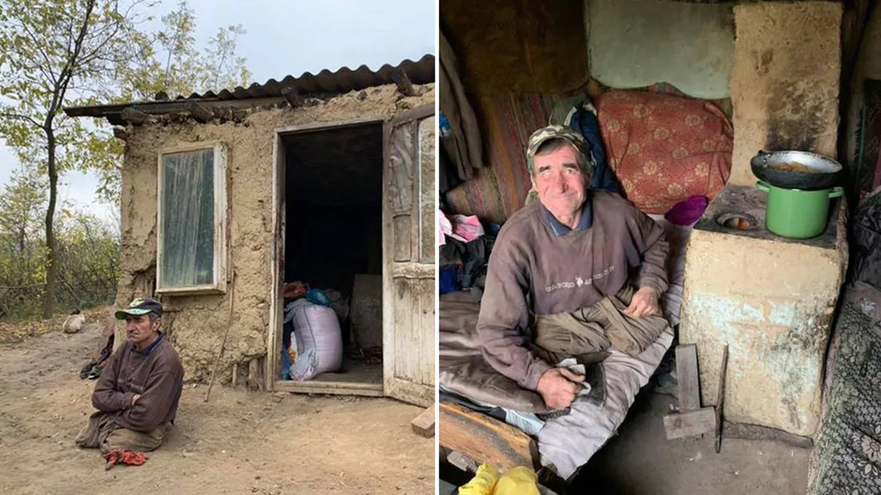 Povestea tulburătoare a lui 'nea Gheorghe. Are picioarele amputate, iar soția lui e surdă. Ce i s-a întâmplat după ani de sărăcie cumplită. În doar 12 zile, viața lui s-a schimbat radical