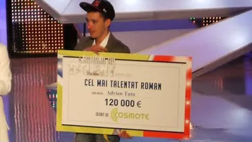 S-a ales praful de Adrian Țuțu, câștigătorul Românii au talent