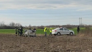 E alertă la Timișoara! Cadavru carbonizat, găsit într-o mașină arsă