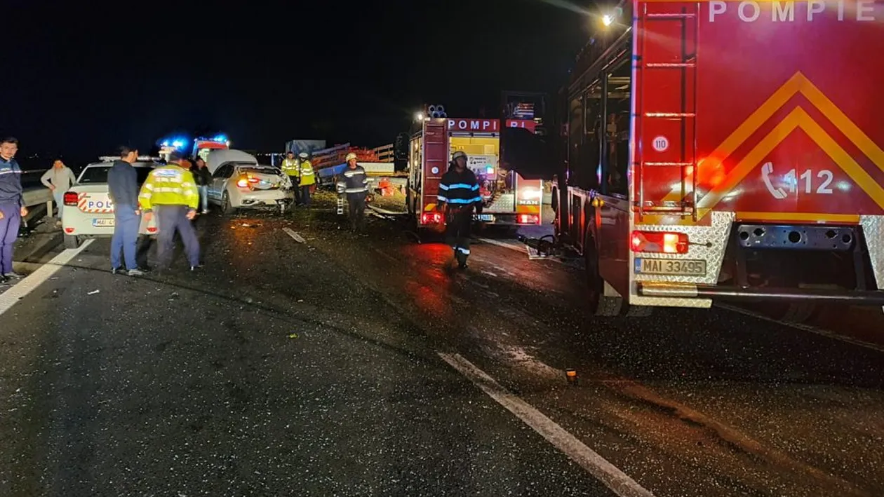Grav accident de circulație pe A1, la km 99 | VIDEO