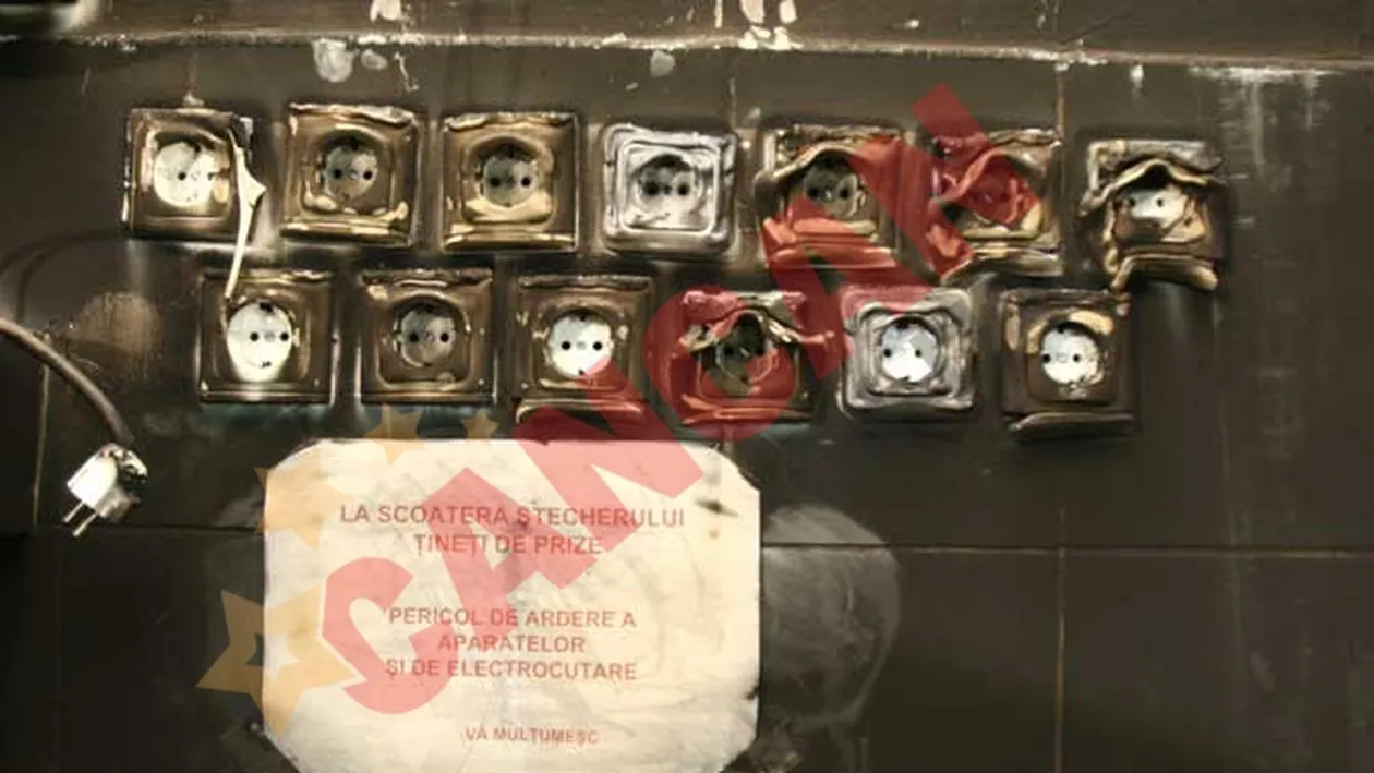 FOTO Angajatii de la Maternitatea Giulesti stiau ca instalatia electrica are probleme! Vezi aici ce afis era lipit pe pereti!