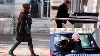 Ea e nepoata care luptă pentru moștenirea Rodicăi Stănoiu. Cum a fost surprinsă la cimitir