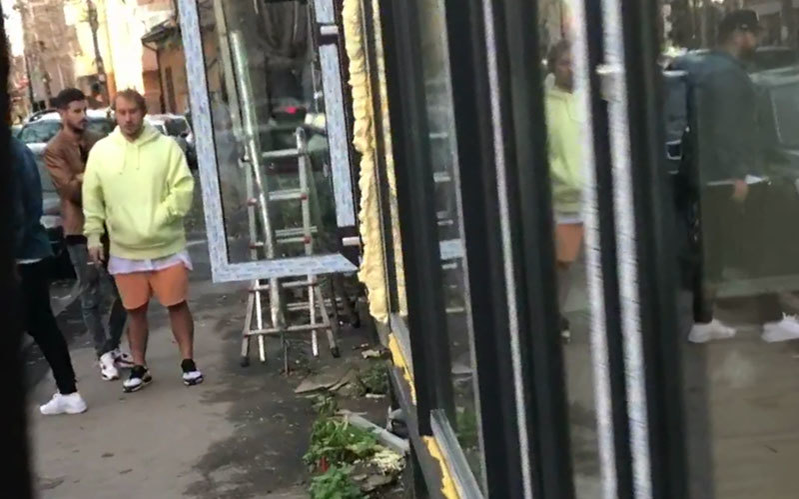 Dan Petrache a fumat continuu cât s-a aflat lângă restaurant