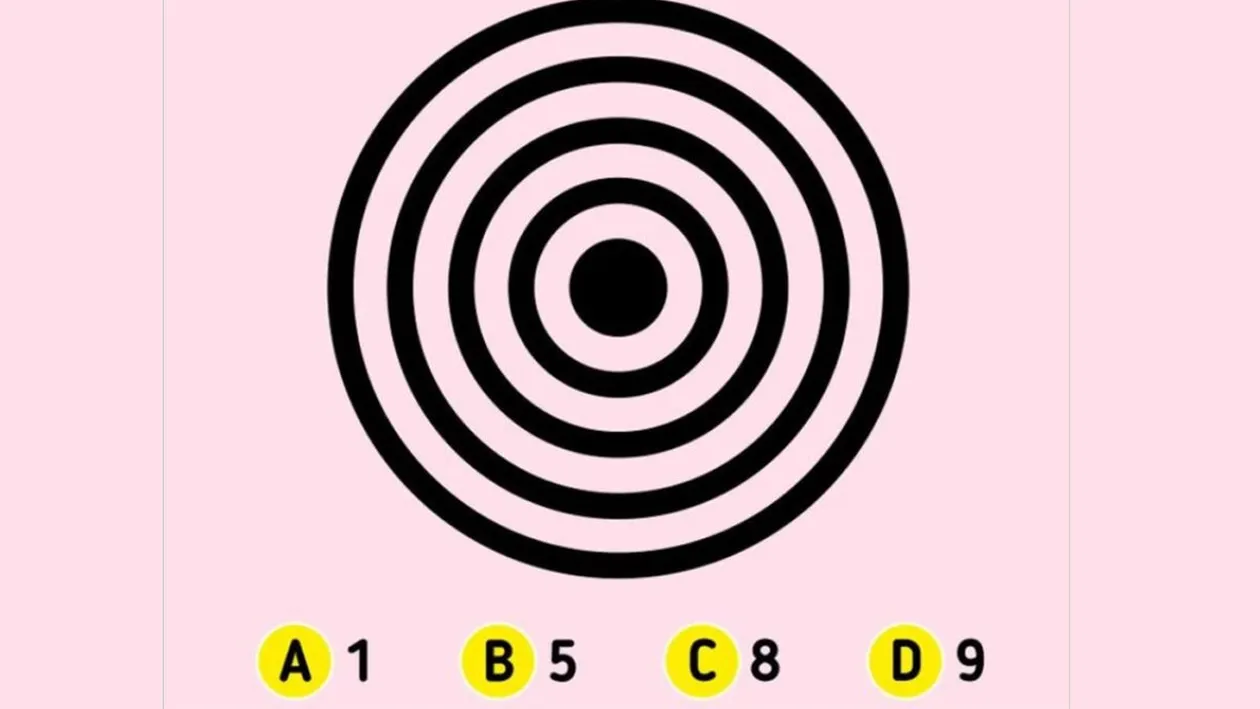 Test IQ pentru genii | Câte cercuri sunt în această imagine, în total?