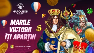 (P) Cel mai nou casino online din România, Napoleon Games, te așteaptă cu o selecție imperială de jocuri