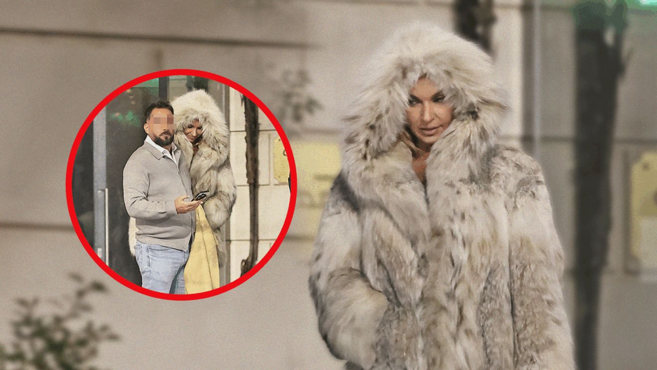 Diana Stejereanu i-a luat telefonul la control. Sexy-antrenoarea de la Neatza, imposibil de ignorat în blana XXL