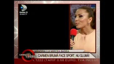 Carmen Bruma, despre iubitul ei: La partea cu traitul sanatos mai am de muncit, Mircea este un proiect pe termen lung