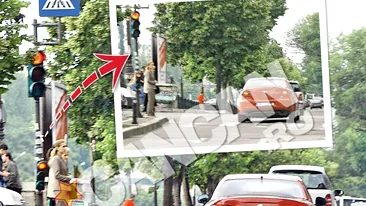 Serban Huidu pare ca nu a invatat nimic din tragedia in urma careia au murit trei oameni. Trece pe rosu si calca linia continua!