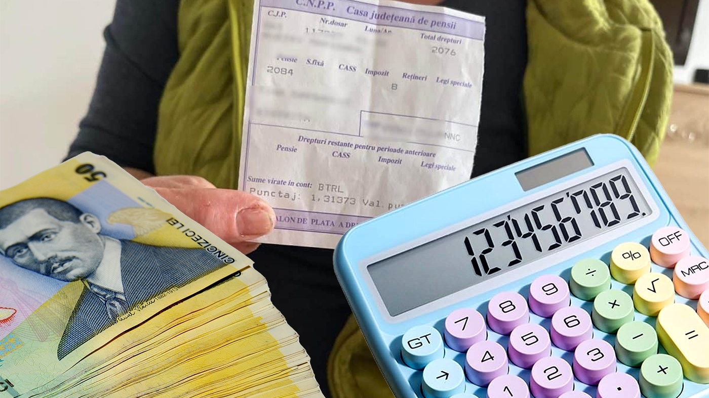 Am făcut calculul. Câți lei primește un român la pensie, dacă a muncit 45 de ani cu carte de muncă