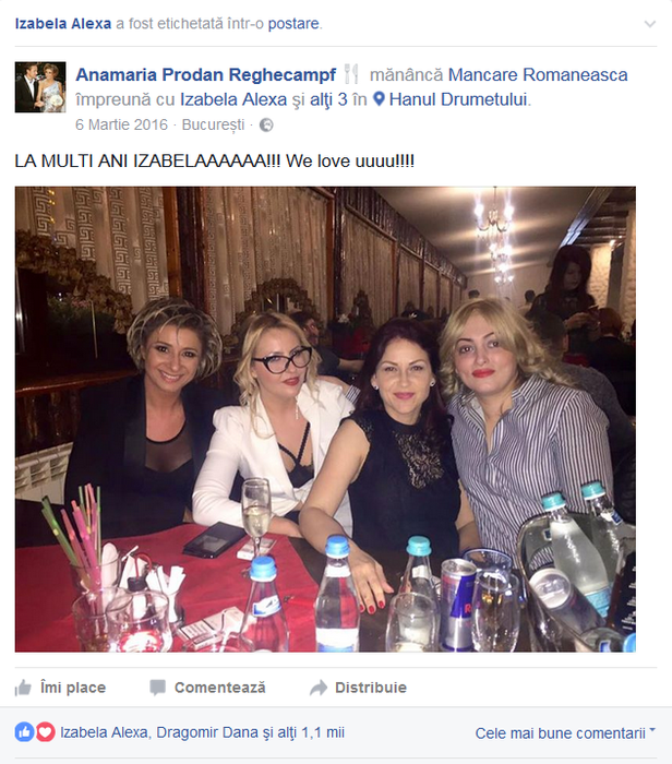 EXCLUSIV! Culisele divorţului: actele s-au semnat în noiembrie, apoi… Fosta soţie a lui Dan Alexa a şters-o de pe Fb 
pe Anamaria Prodan. Avem mesajele pe care i le-a ”trimis”!